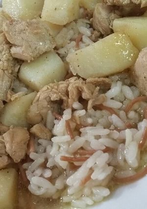 صورة لوصفة دجاج بالبطاطا والكاري