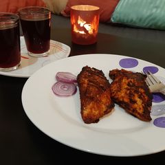 A picture of Tandoori chicken.