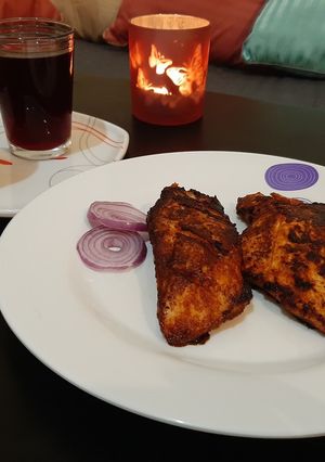 A picture of Tandoori chicken.