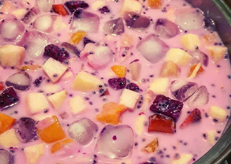 How to Prepare Award-winning Pink Blossom Fresh Fruit Soup