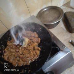 A picture of Eid k khanay (Tala hua tawa gosht).