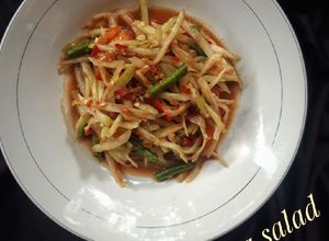 Foto resep Somtam (Papaya salad Thailand)