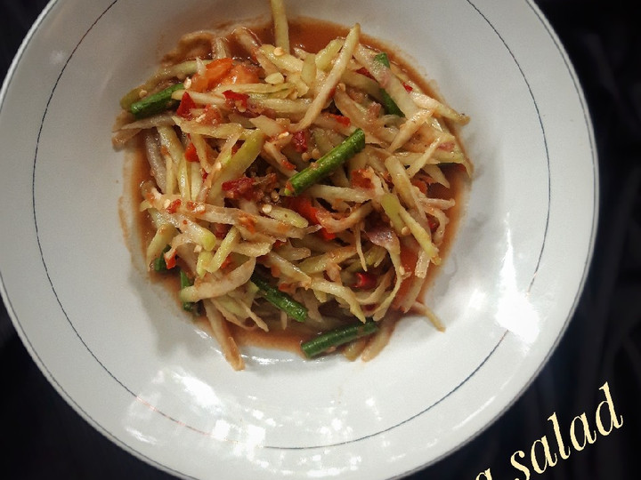 Standar Bagaimana cara memasak Somtam (Papaya salad Thailand)  nagih banget