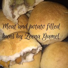 A picture of Meat And Potato Filled Buns.