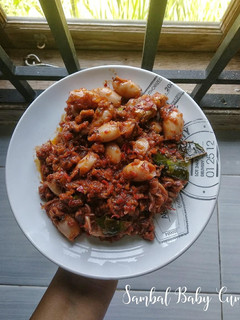 Foto resep Sambal baby cumi segar