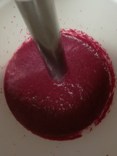 Una foto de Crema de remolacha