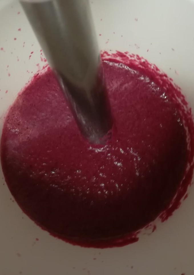 Una foto de Crema de remolacha