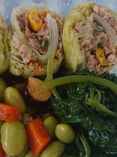 高麗菜卷便當 的食譜成品照片