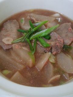 Foto resep Lobak putih daging sapi masak cao (beef and radish stirfry)