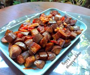 Resep Terbaik Terong Kecap Nasi Campur Enak Sederhana