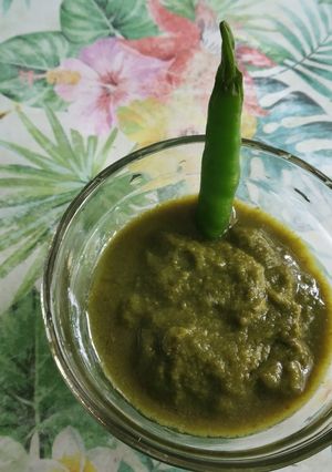 গ্রীন চাটনি (green chutney recipe in Bengali) রেসিপির প্রধান ছবি
