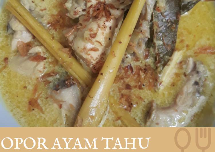 Opor Ayam Tahu