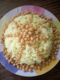 صورة لوصفة رز بحمص