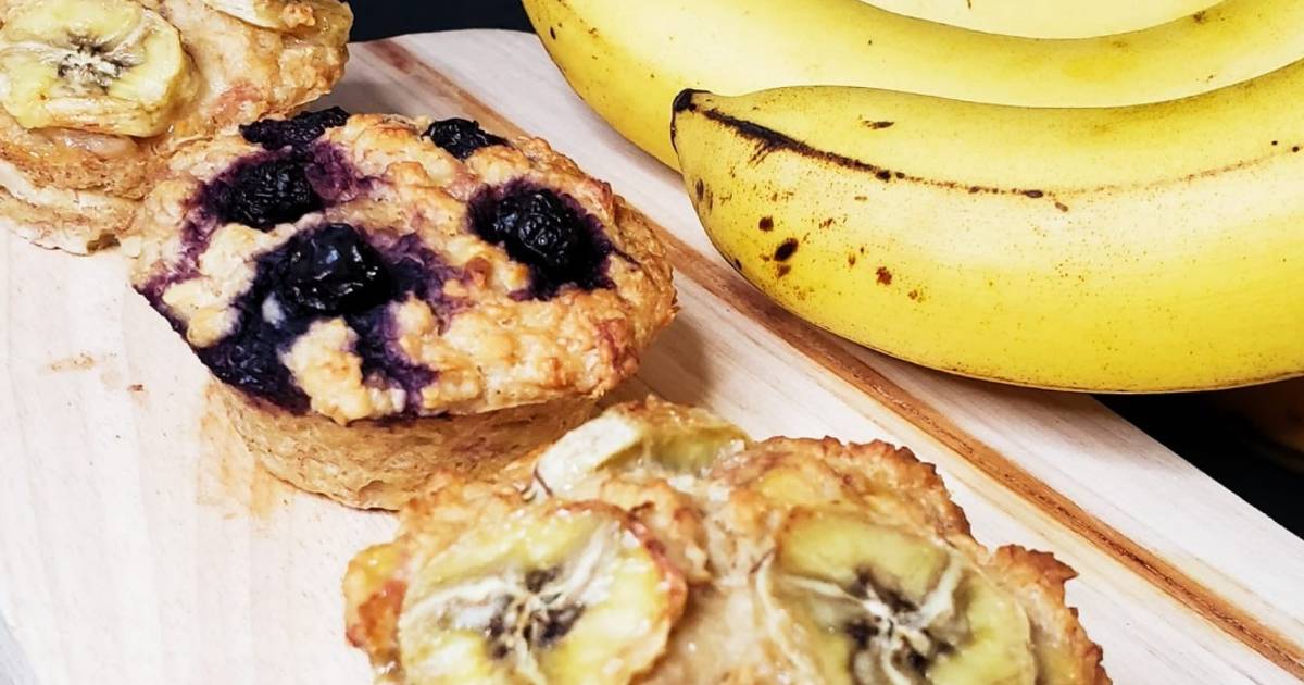 Muffins de Banana y Avena Receta de La Cocina de Ika Cookpad