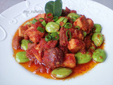 Sambel ayam pete