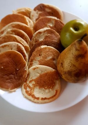 Une photo de Mes délicieux Pancakes coco
