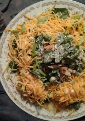 A picture of Quick low carb salad.