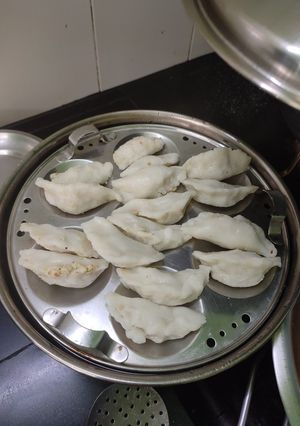 A picture of Urad dal modak ganesh puja(south indian style)savoury.