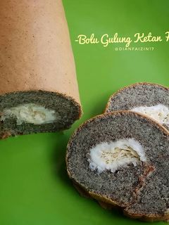 Foto resep Bolu Gulung Ketan Hitam