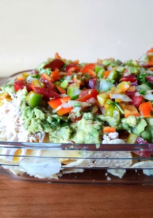 Una foto de Nachos completos
