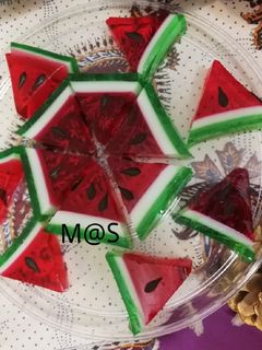عکسی از دستور ژله هندوانه