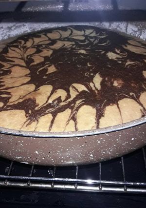 صورة لوصفة كيك بنكهة الكاكاو