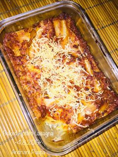 Foto resep Baked Potato & Cheese Lasagna