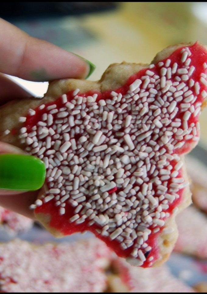 Una foto de Galletitas navideñas de avena