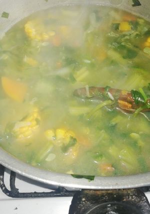 Una foto de Sopa de verduras!