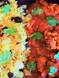 Una foto de Coliflor Tikka Masala con Tahiri