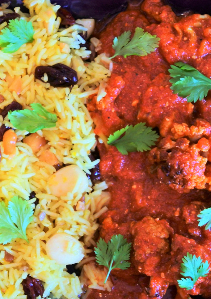 Una foto de Coliflor Tikka Masala con Tahiri