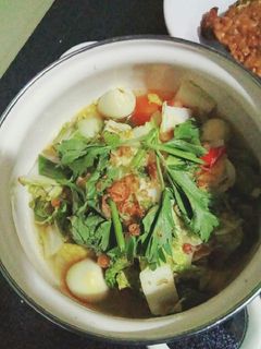 Foto resep Oseng sawi putih telor puyuh #BikinRamdhanBerkesan #3