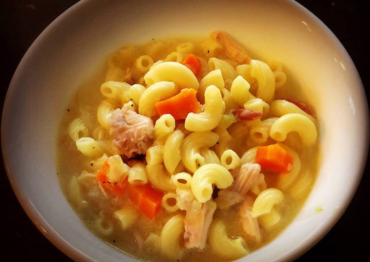 Easiest Way to Make Homemade Chicken Macaroni Sopas