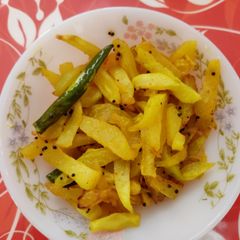 A picture of Raw papaya sabji.