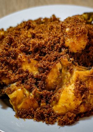 Foto resep 28. Ayam Goreng Serundeng / Ayam Goreng Lengkuas