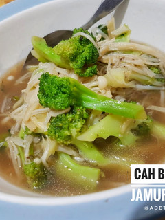 Foto resep Cah Brokoli Jamur Enoki