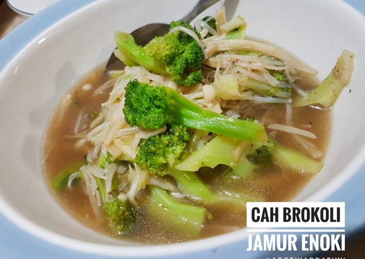 Resep Cah Brokoli Jamur Enoki Anti Gagal