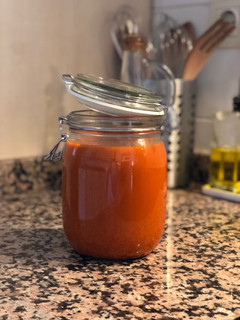 Una foto de Tomate frito casero, receta de mi abuela