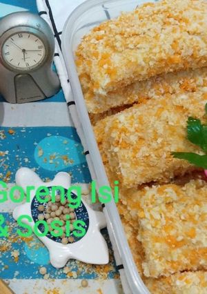 Foto resep Roti Tawar Goreng Isi Sayuran & Sosis