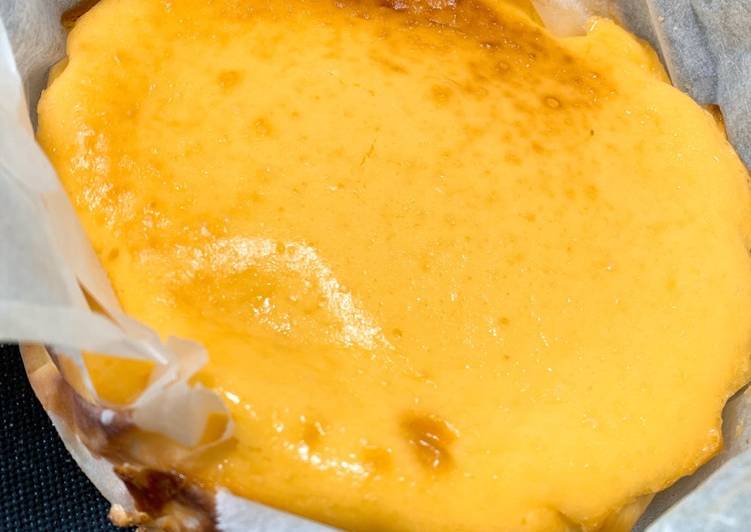 Resep Basque Style Baked Cheesecake, Sempurna