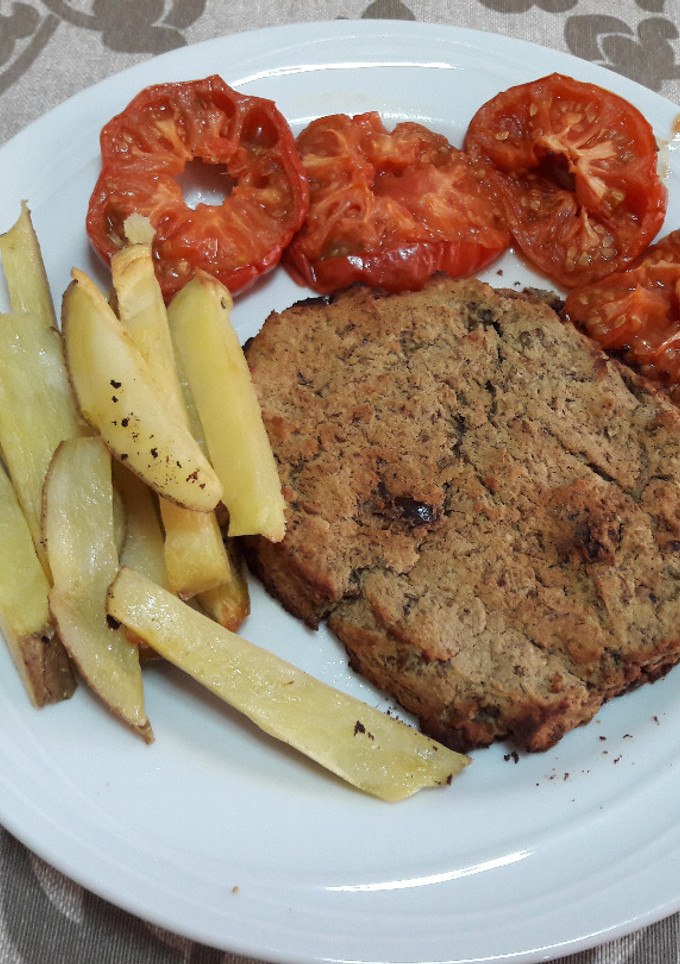 Una foto de 🇫🇷 Filete chateaubriand "francés" sin gluten y vegano 🍖