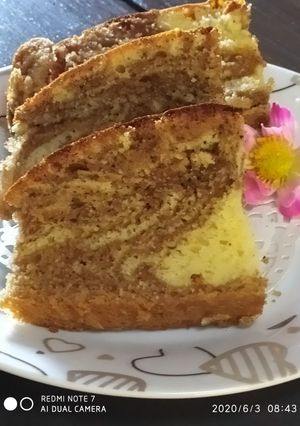Foto di Plumcake variegato al cacao
