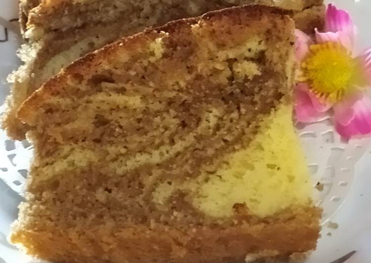 Plumcake variegato al cacao