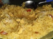 Una foto de arroz con azafran