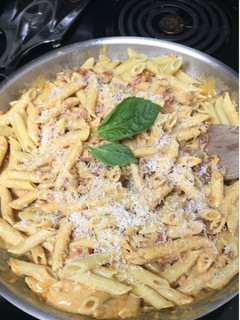 صورة لوصفة معكرونة صلصة بيضاء ❤️ Pasta 🍝💗 sauce blanche