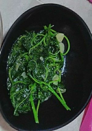 Foto resep Tumis sayur bayam