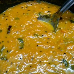 A picture of Ripe Mango Curry/Mavina Hannina Gojju/Mambazha Kuzhambu.