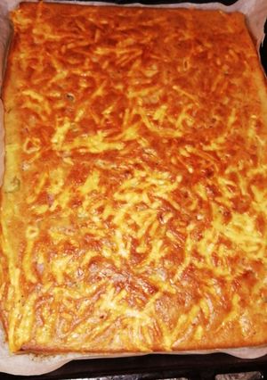صورة لوصفة فطيرة سائلة محشوة وبسرعة البرق توجد 😋😋