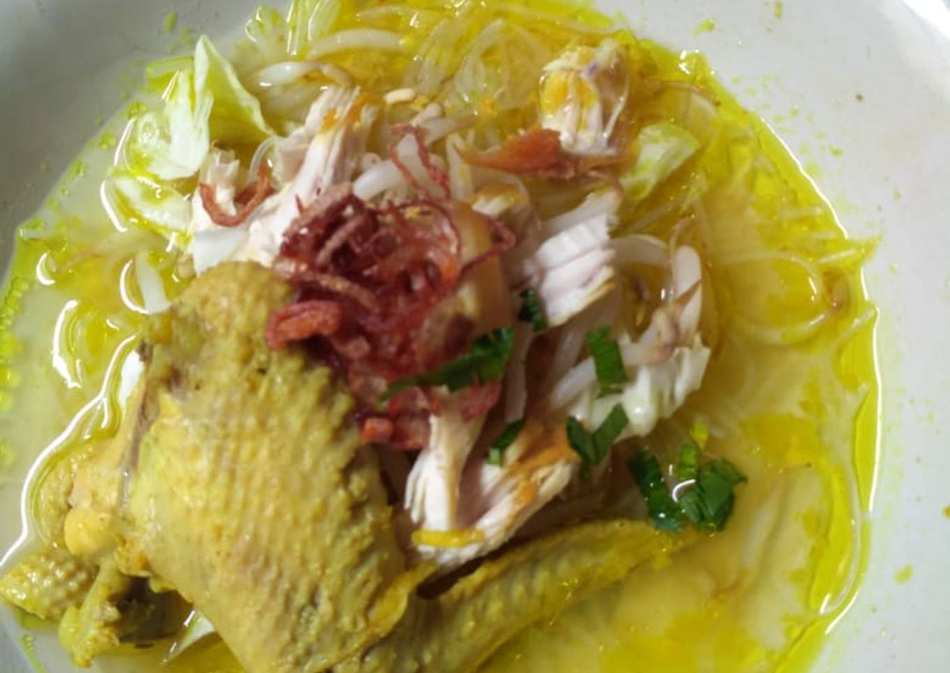 Soto Kuning Bening (tanpa santan)