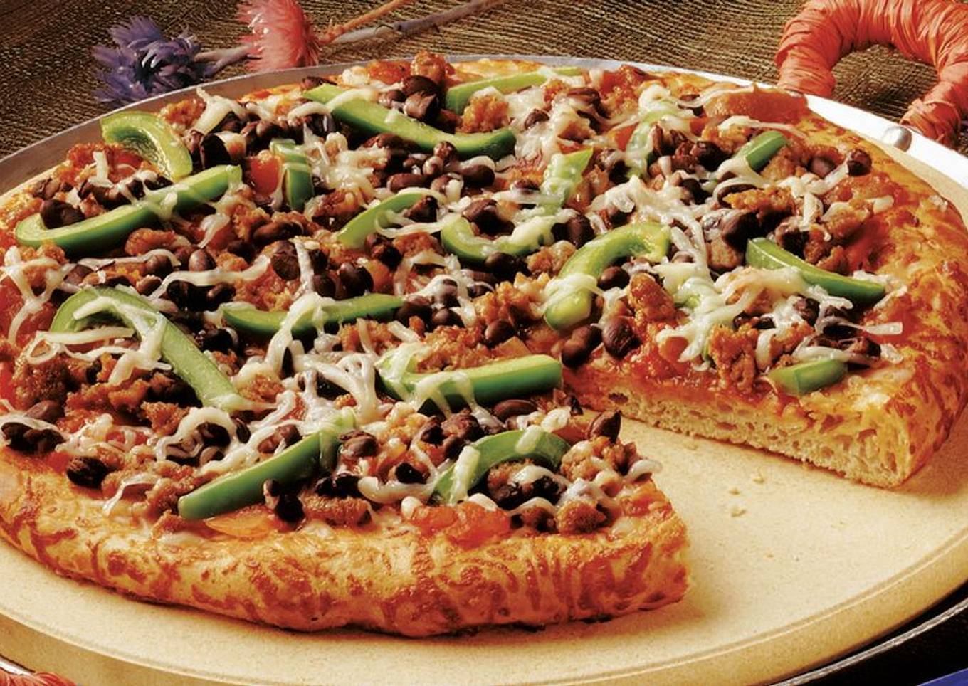 Pizzas Top-pizza Tex-Mex (bordes rellenos de queso)